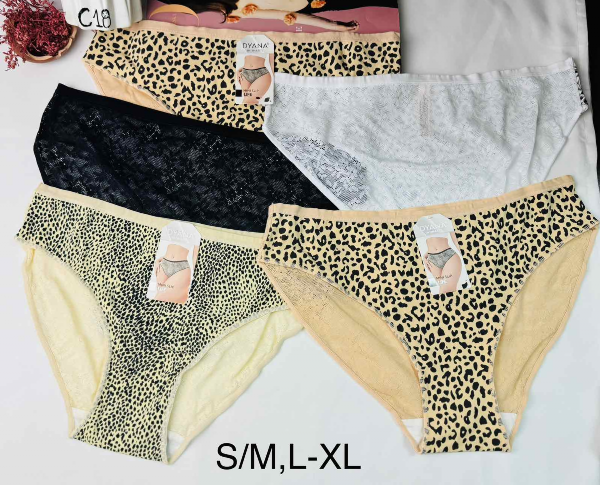Majtki damskie Roz S/M-L/XL , Mix kolor Paczka 24 szt